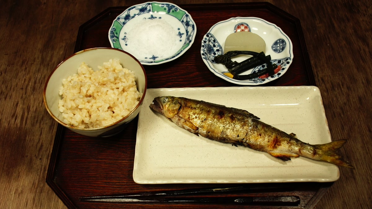 再現した平安時代の庶民の朝食